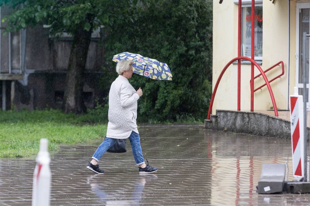 Lietus Vilniuje liepos 12-ąją