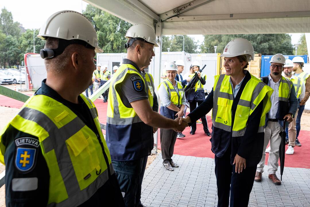 Sostinės policijos naujo pastato statybos