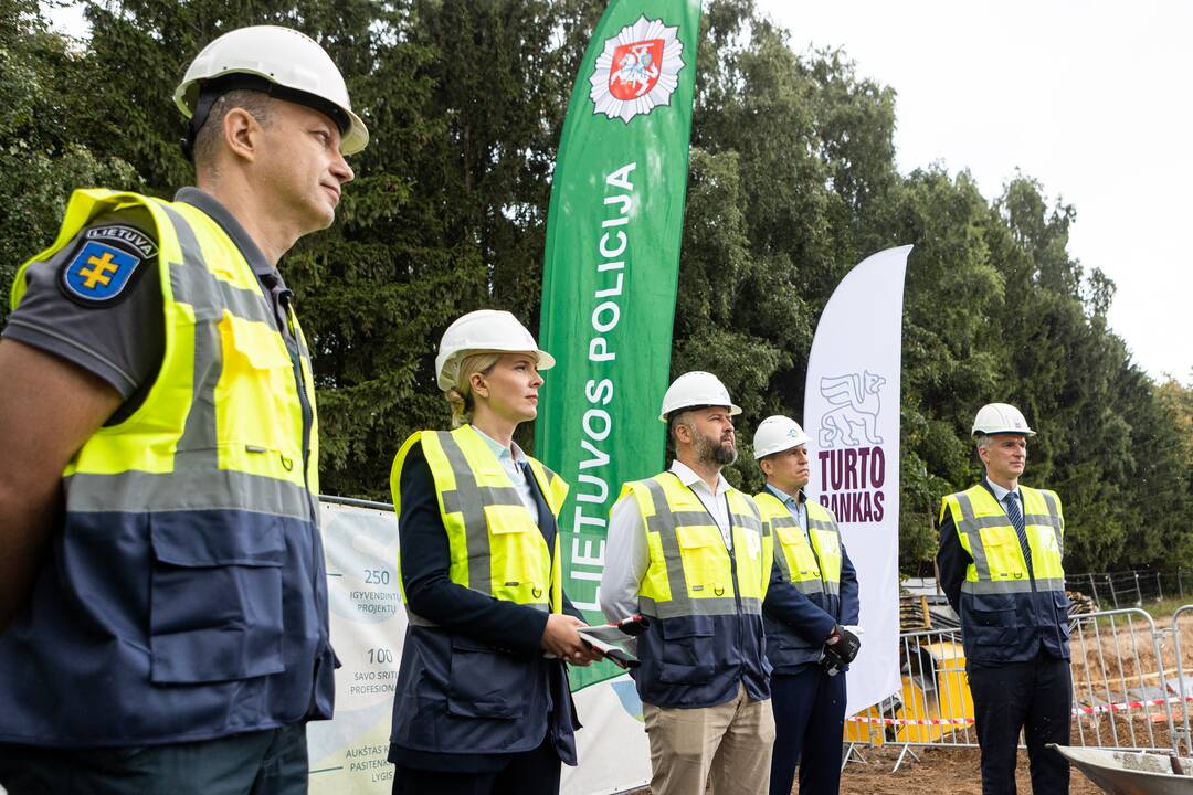 Sostinės policijos naujo pastato statybos