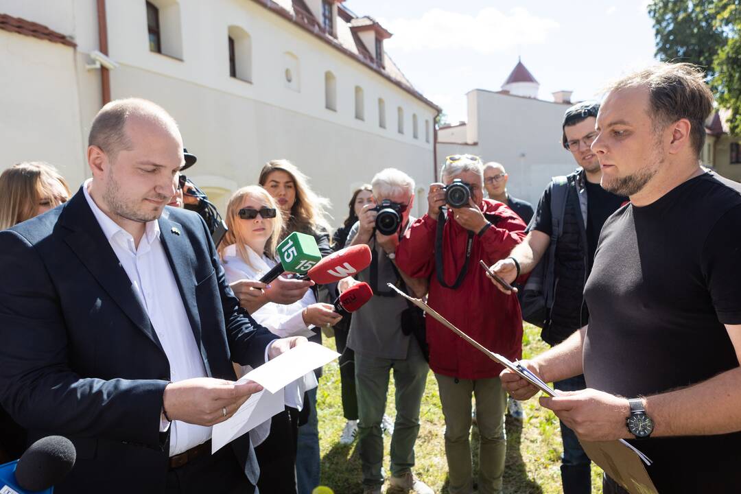 Studentų protestas dėl bendrabučių trūkumo