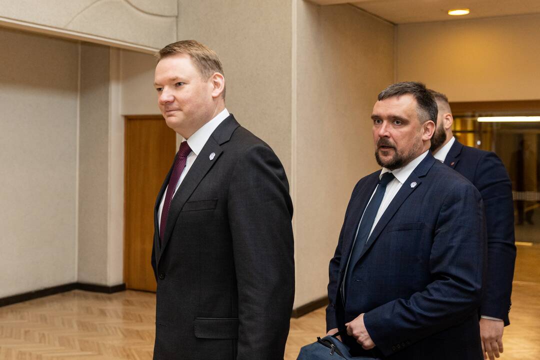 Lietuvoje vieši Latvijos parlamento pirmininkas