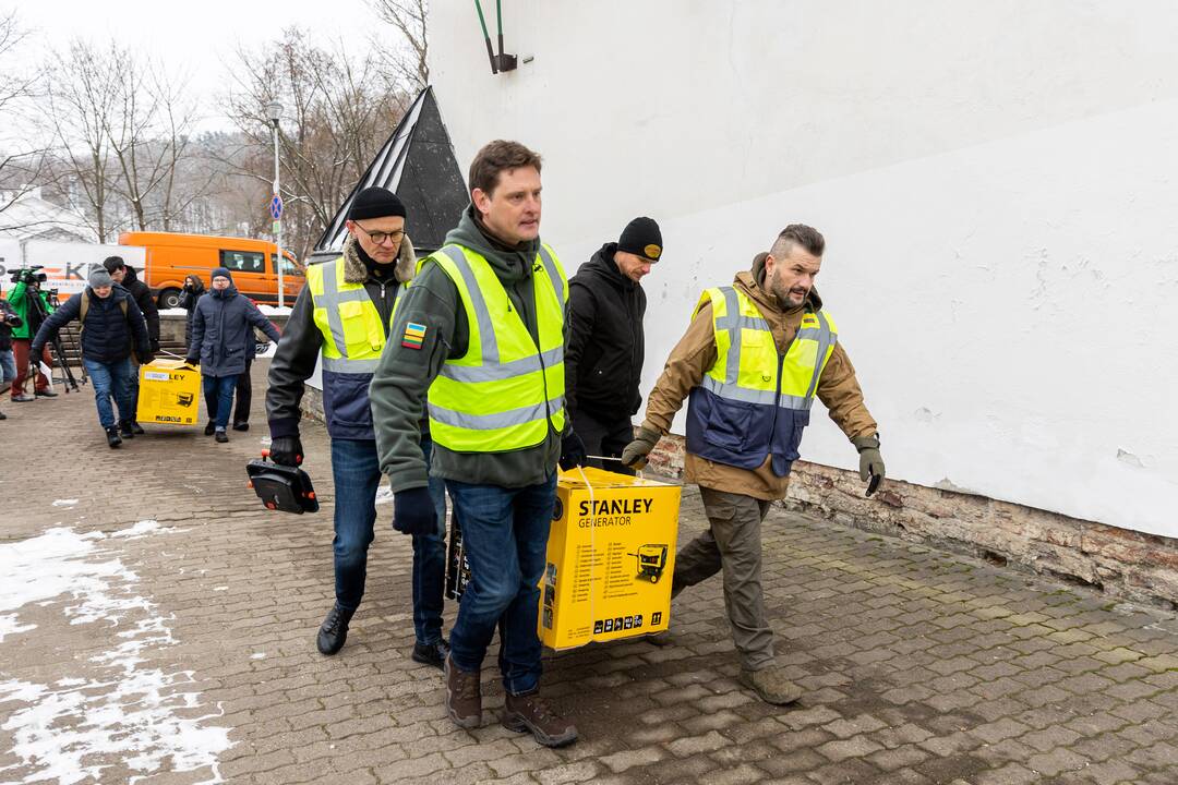 Paramos akcijos „Sušildyk Ukrainą“ pristatymas