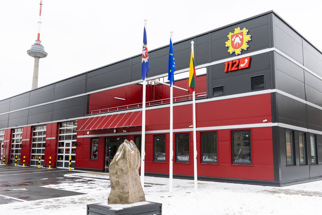 Rekonstruotas Vilniaus priešgaisrinės gelbėjimo valdybos pastatas