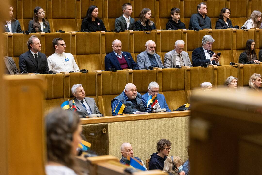 Konferencija „Metai karo Ukrainoje“ Seime