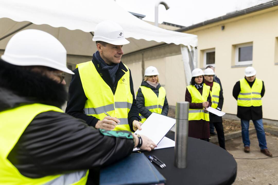 Vilniaus miesto klinikinės ligoninės naujo bloko statybų pradžia