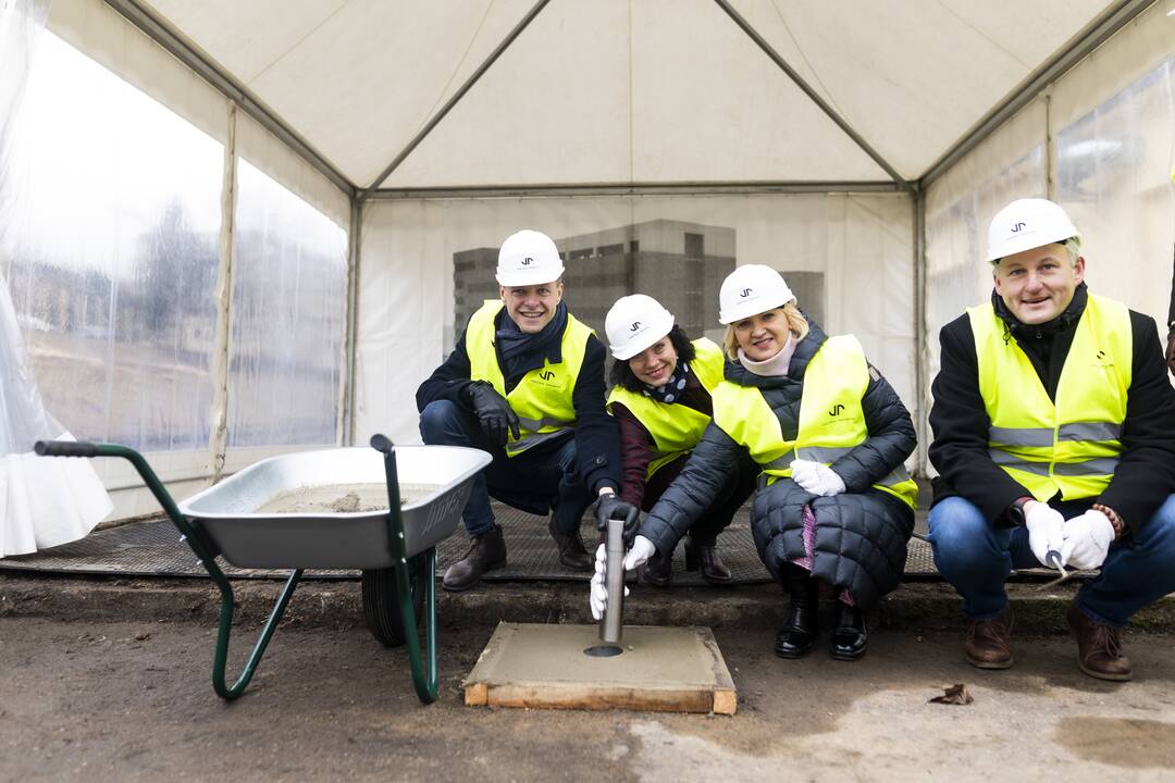 Vilniaus miesto klinikinės ligoninės naujo bloko statybų pradžia