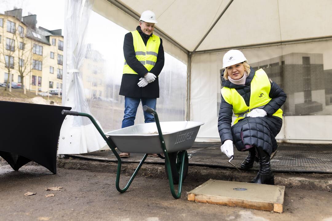 Vilniaus miesto klinikinės ligoninės naujo bloko statybų pradžia