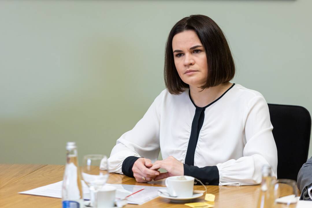 A. Bilotaitės ir S. Cichanouskajos susitikimas