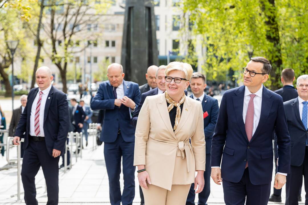 Lenkijos premjero vizitas Lietuvoje