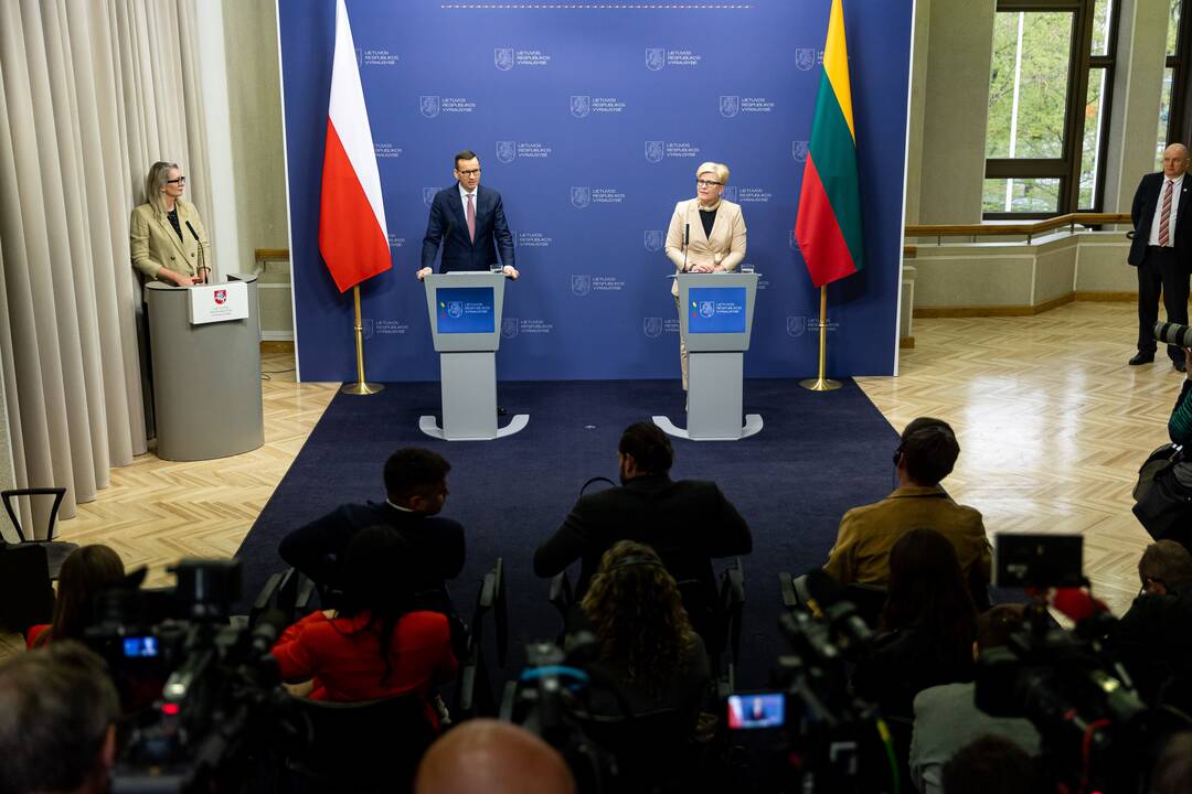Lenkijos premjero vizitas Lietuvoje