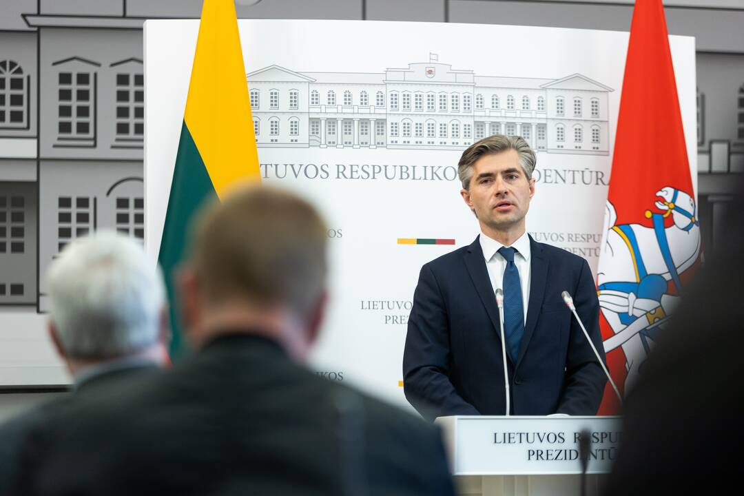 Spaudos konferencija po Valstybės gynimo tarybos posėdžio