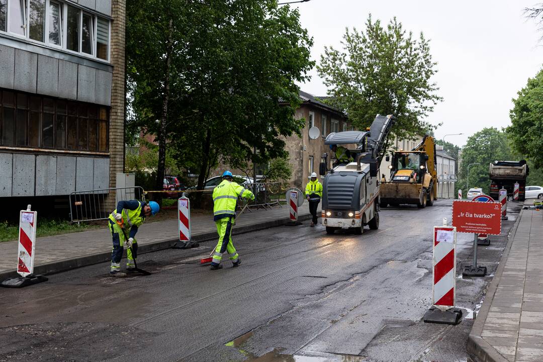 Vilniaus gatvių atnaujinimo darbų pristatymas