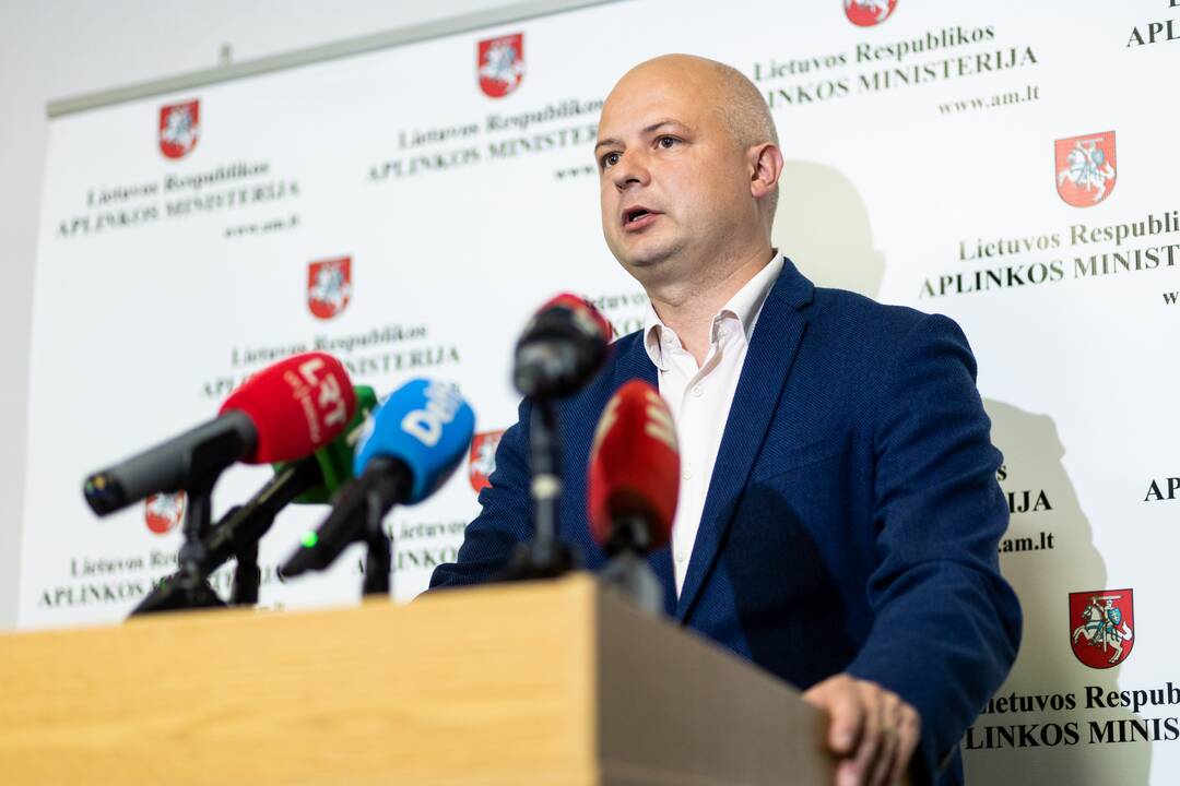 Spaudos konferencija dėl medžių kirtimo