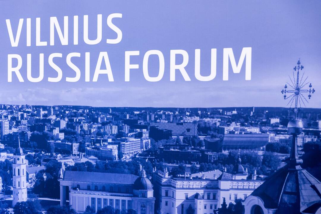 Vilniaus Rusijos forumo spaudos konferencija