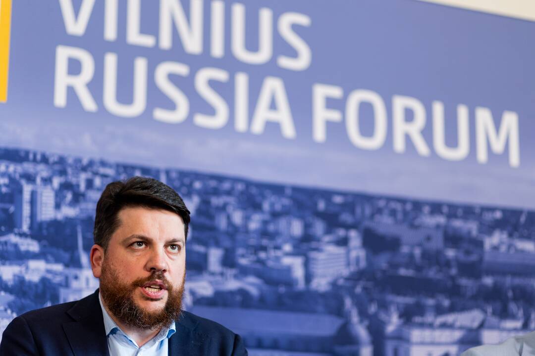 Vilniaus Rusijos forumo spaudos konferencija