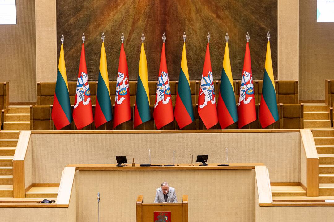 Laisvės gynėjo pažymėjimų ir ženklelių įteikimas Seime