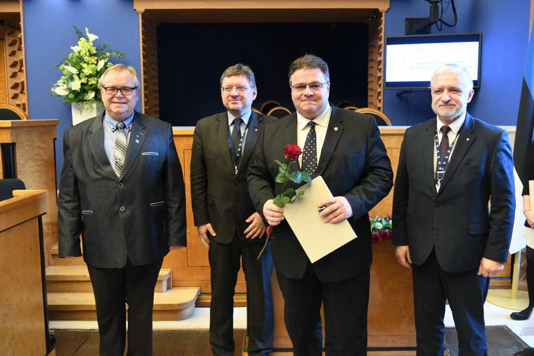 L. Linkevičiui – apdovanojimas už Baltijos valstybių vienybės stiprinimą