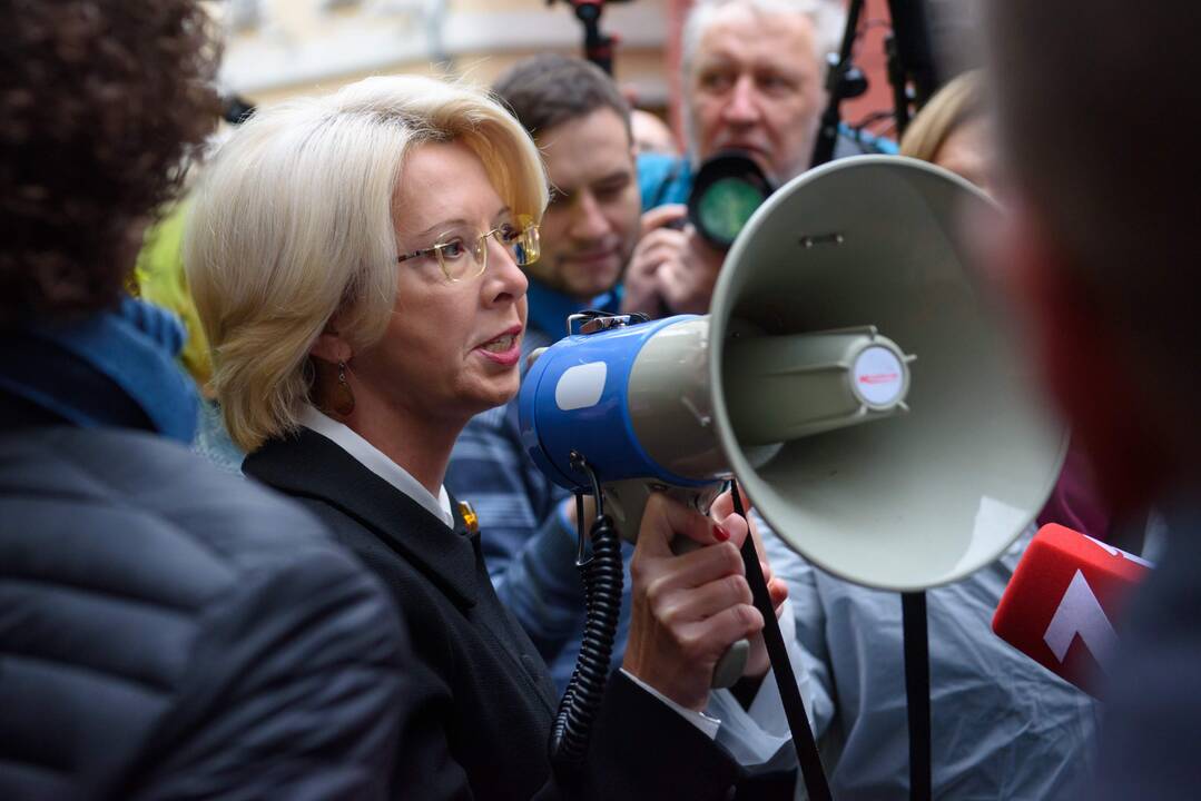 Latvijos parlamento pirmininkė Inara Mūrniecė