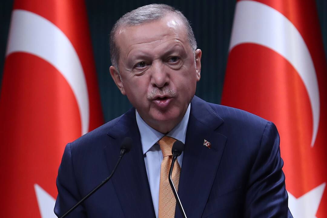 Turkijos prezidentas Recepas Tayipas Erdoganas