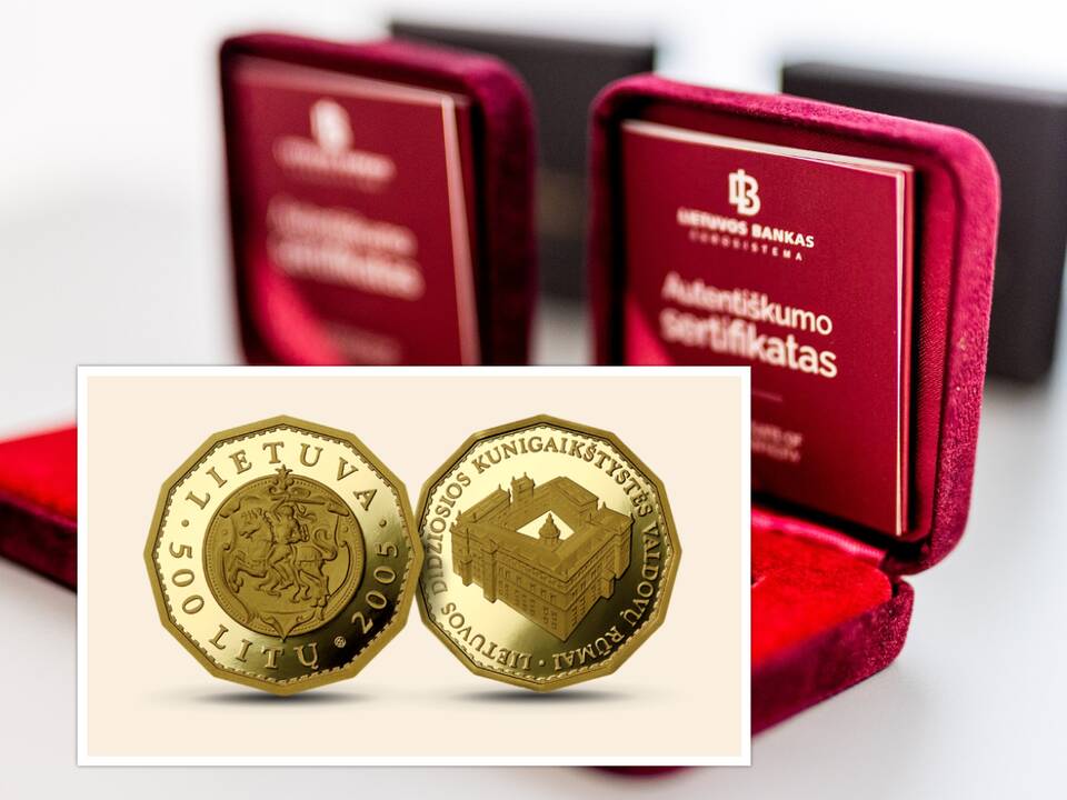 Sukčiai nusitaikė į monetų kolekcininkus: parduotos padirbtos auksinės 500 litų monetos
