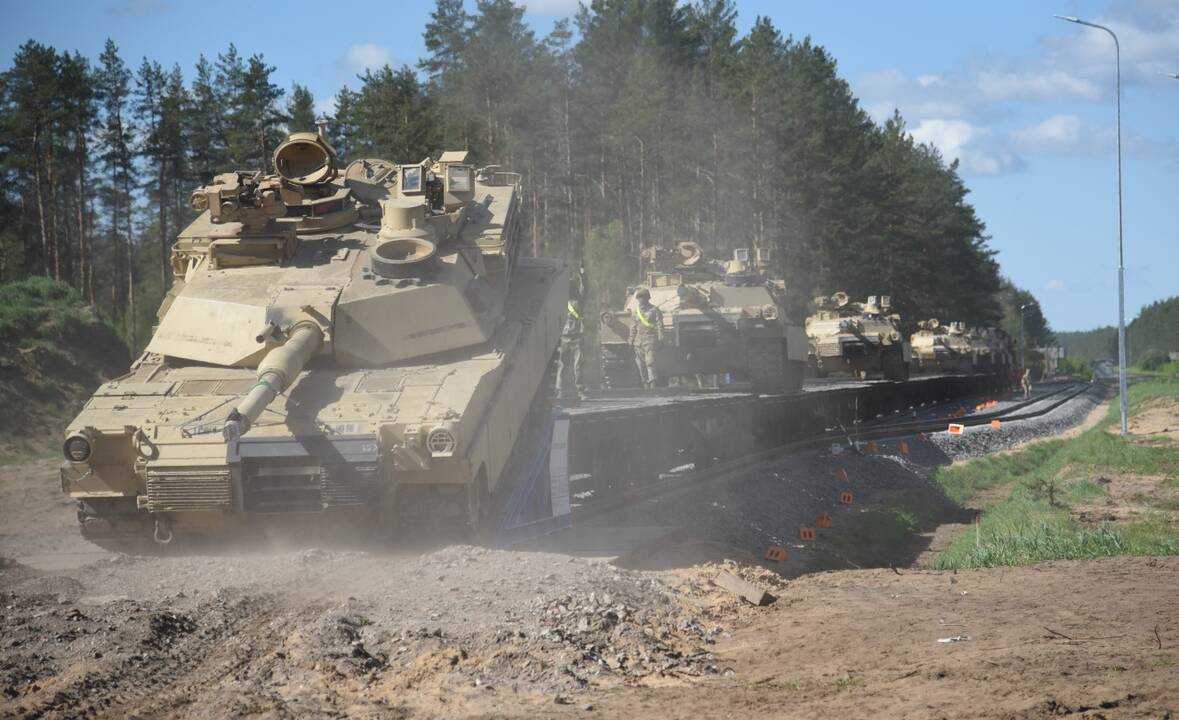 Mėnesio pratyboms į Lietuvą atvyksta JAV karių batalionas