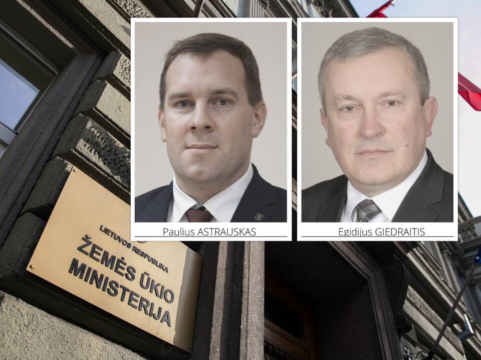 Žemės ūkio ministerijoje darbą pradeda du nauji viceministrai