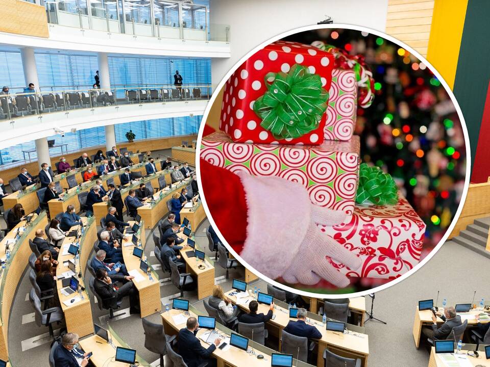 Seimo nariai – tautos išrinktieji: kokias dovanas jie tikisi gauti Kalėdoms?