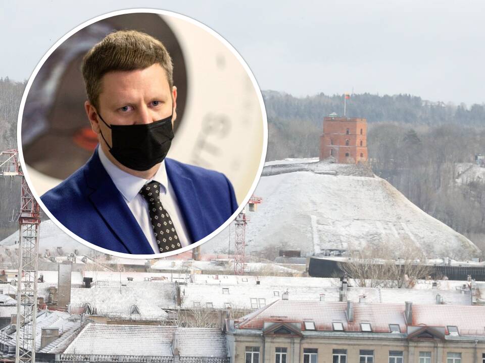 Kultūros ministras apie Gedimino kalno situaciją: su nerimu, bet be panikos