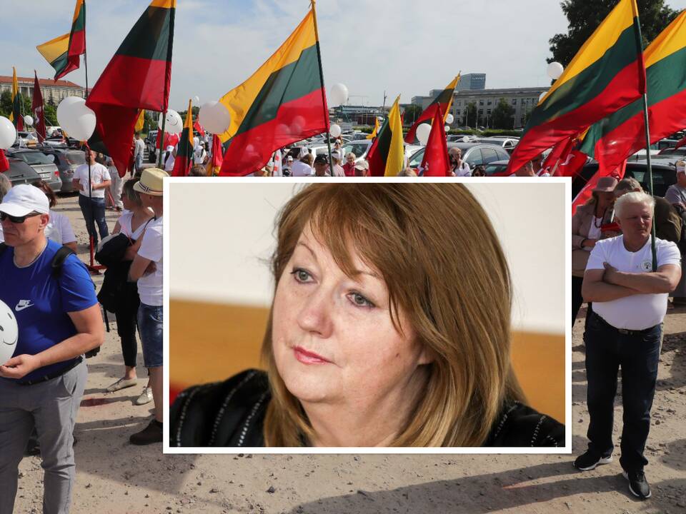 V. Blinkevičiūtė: į maršus žmones lengva sukviesti, kai jiems nėra gerai gyventi