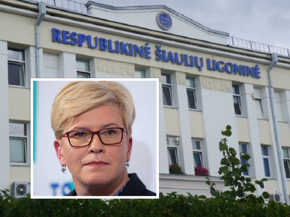 I. Šimonytė ragina Šaulių ligoninės medikus aktyviai bendradarbiauti su ministerija
