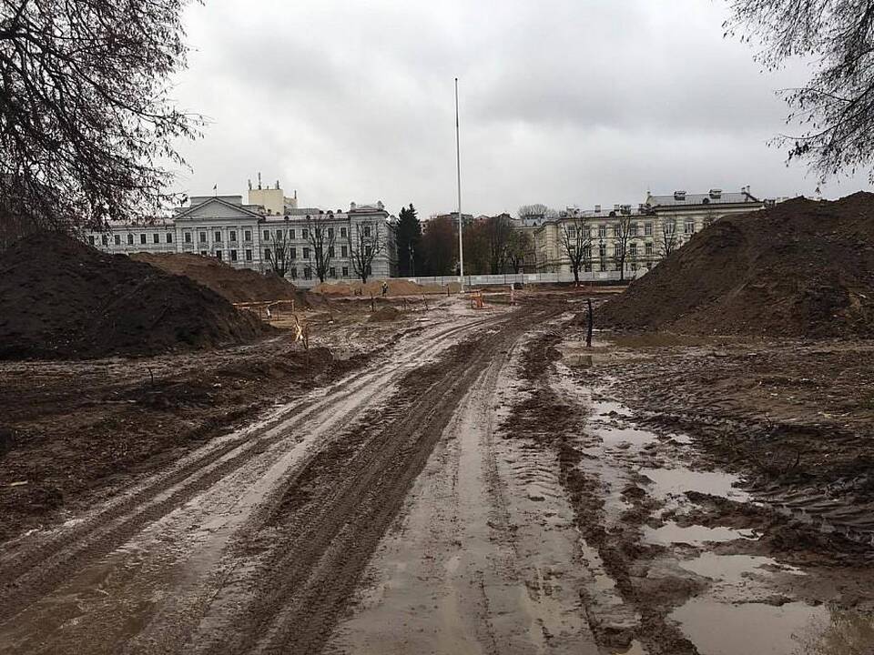 Įpusėjo pirmasis Lukiškių aištės tvarkymo etapas