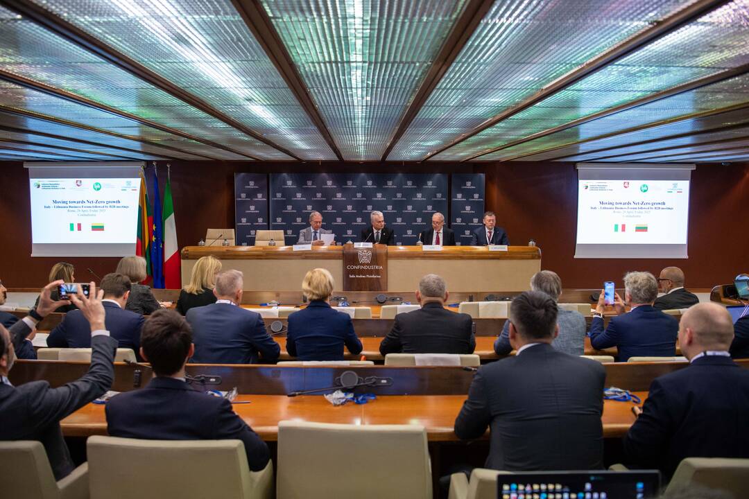 Prezidento vizitas Italijoje