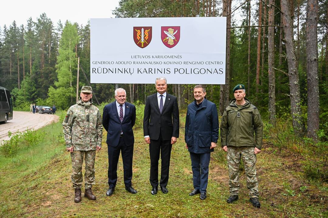 Rūdninkų karinio poligono atidarymas
