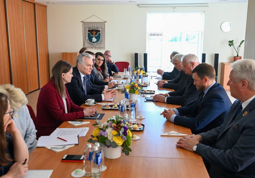 G. Nausėdos darbo diena Panevėžio regione