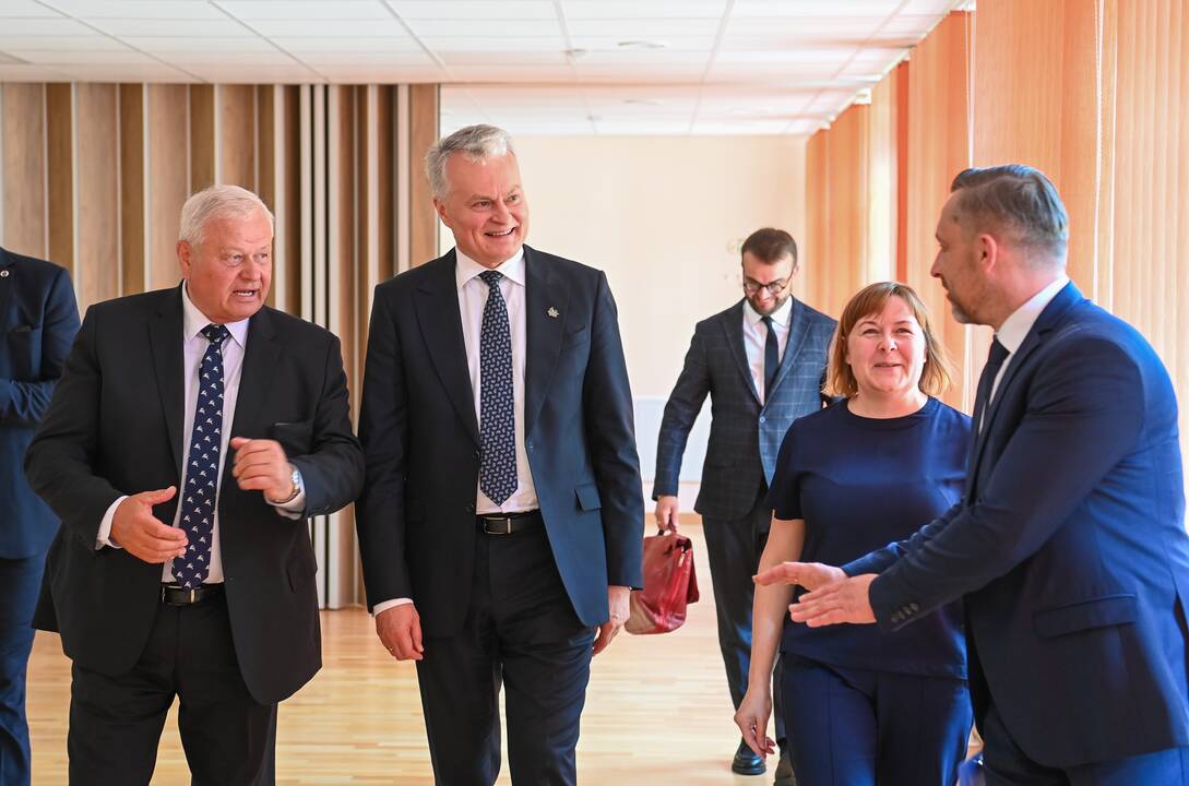 G. Nausėdos darbo diena Panevėžio regione