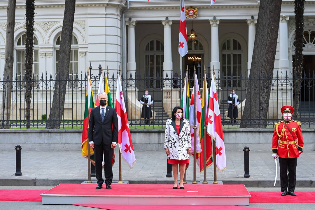 G. Nausėda tęsia vizitą Sakartvele