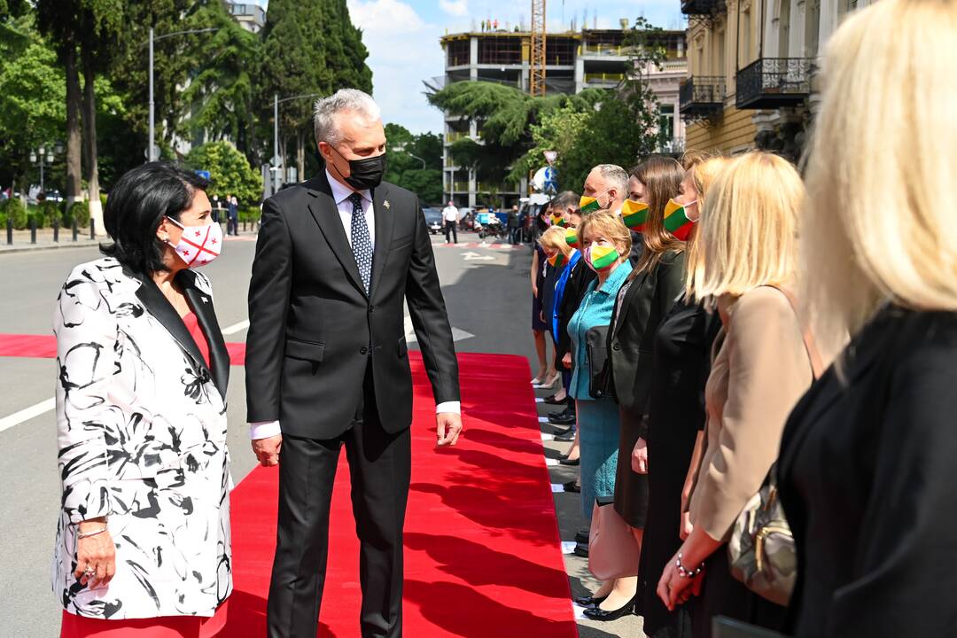 G. Nausėda tęsia vizitą Sakartvele