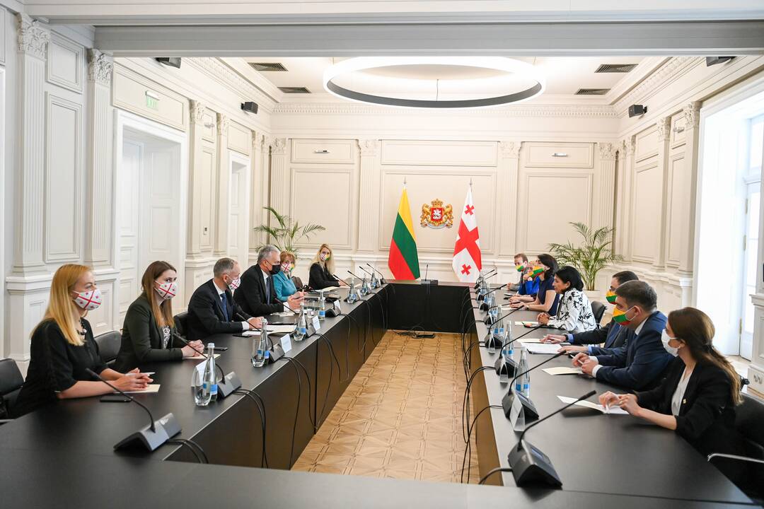 G. Nausėda tęsia vizitą Sakartvele