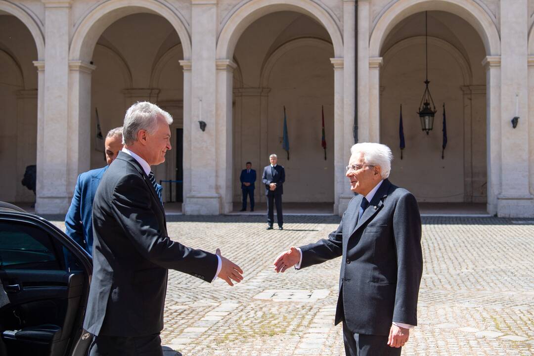 Prezidento vizitas Italijoje