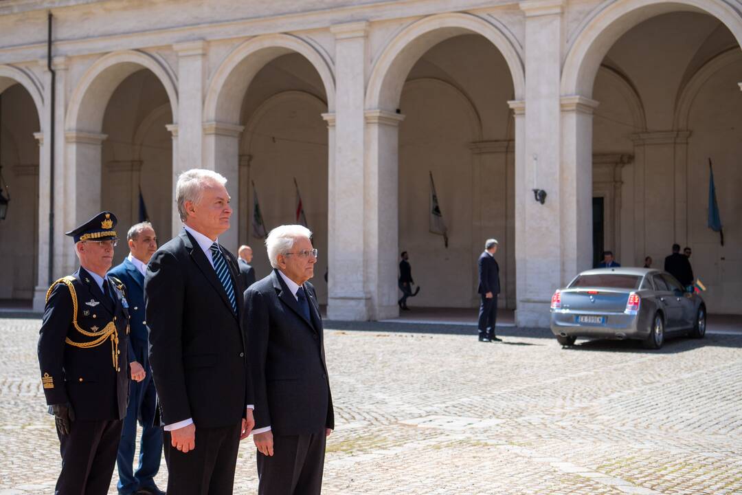 Prezidento vizitas Italijoje