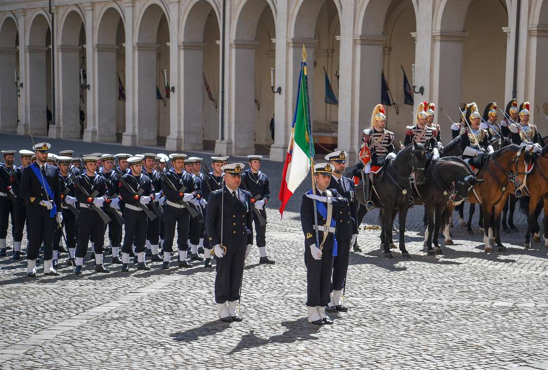 D. Grybauskaitę priėmė Italijos prezidentas