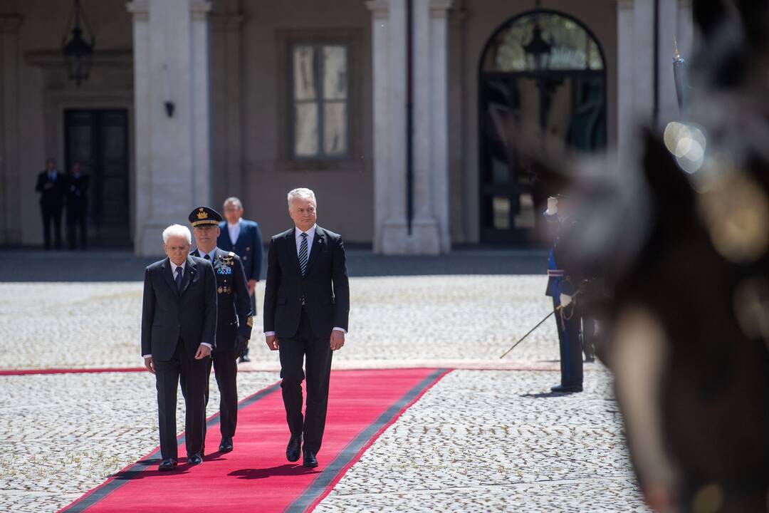 Prezidento vizitas Italijoje