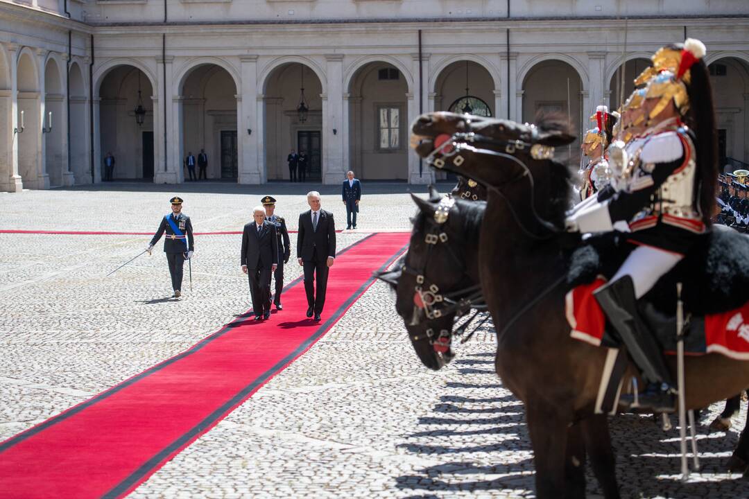 Prezidento vizitas Italijoje