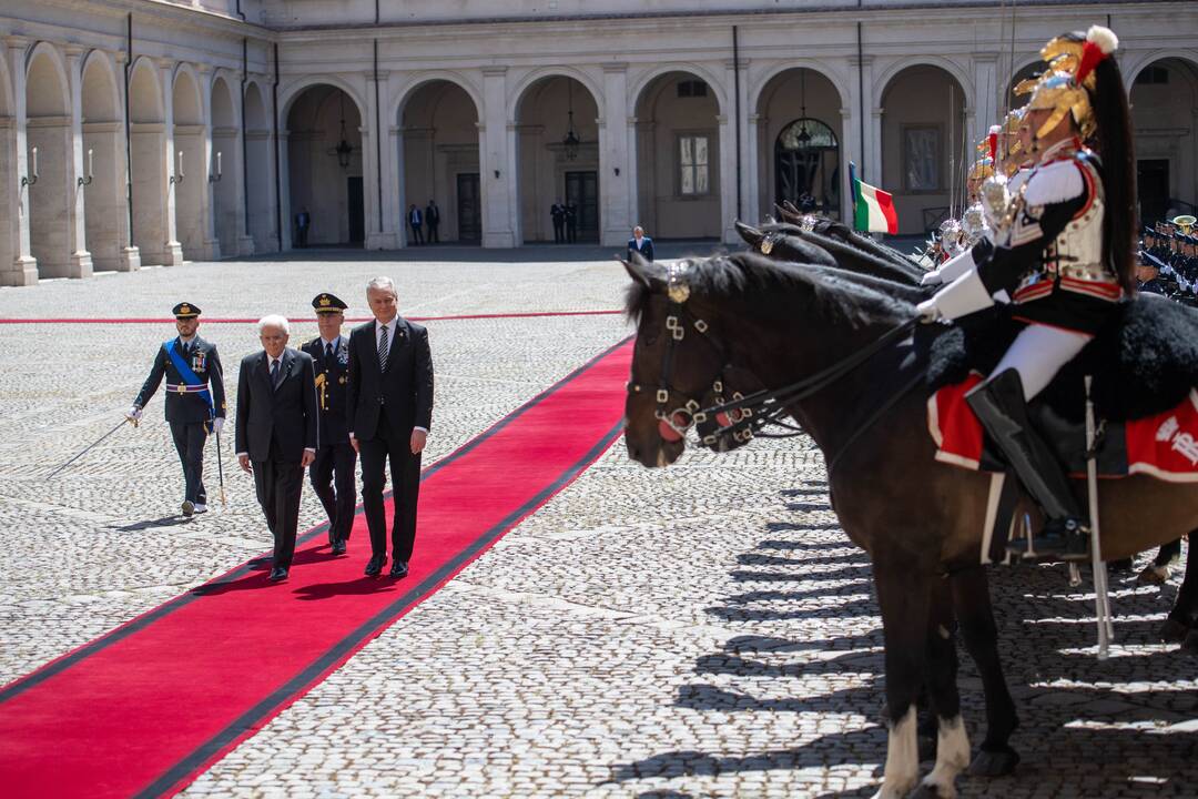Prezidento vizitas Italijoje