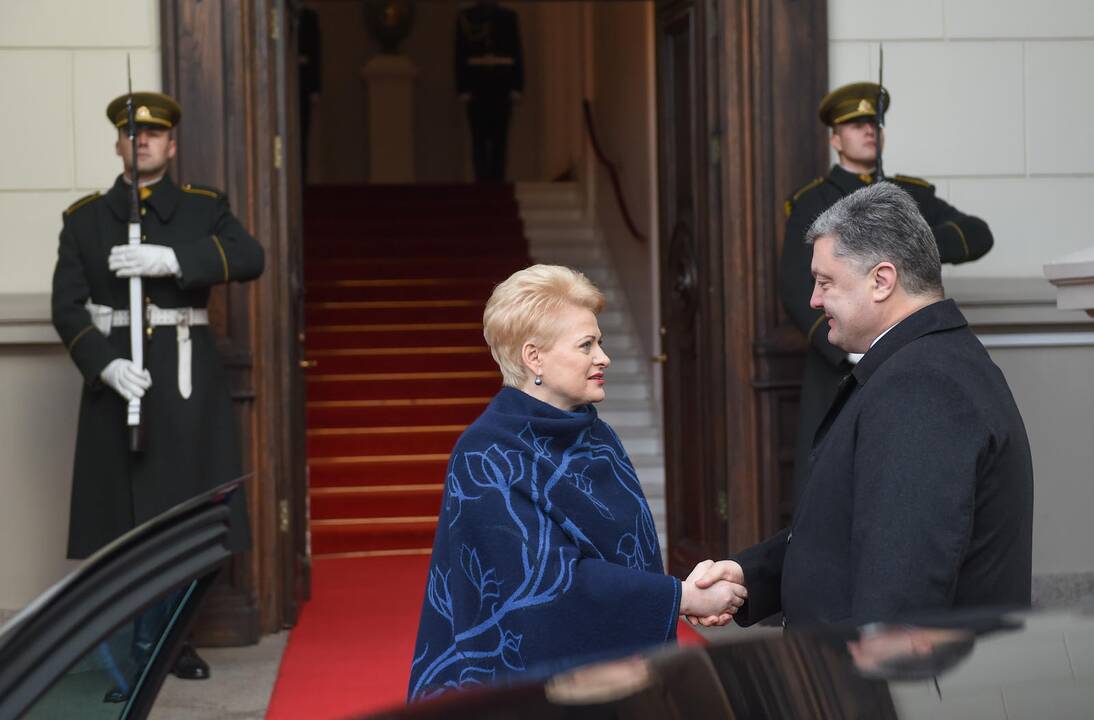 D. Grybauskaitė priėmė Ukrainos prezidentą