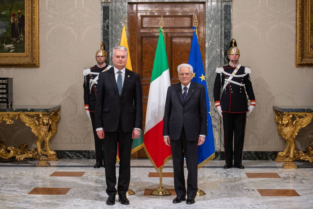 Prezidento vizitas Italijoje