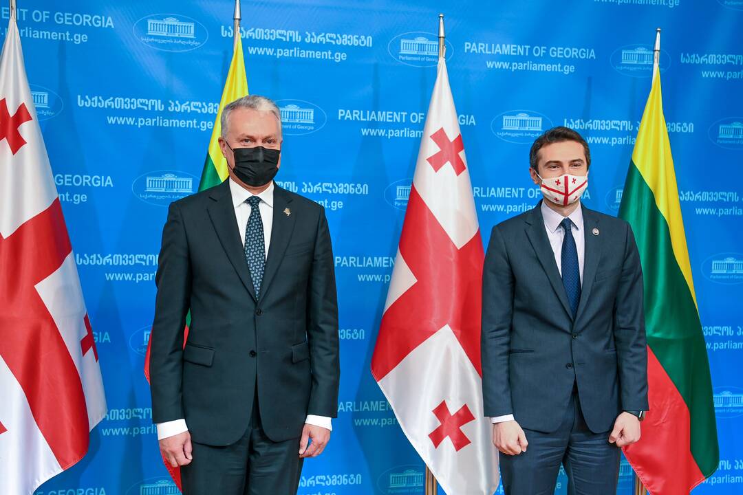 G. Nausėda tęsia vizitą Sakartvele