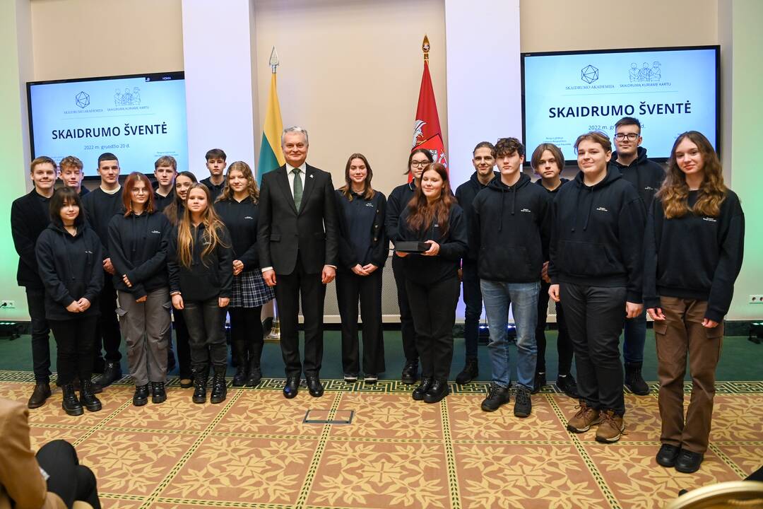 „Skaidrumo akademijos“ apdovanojimų ceremonija