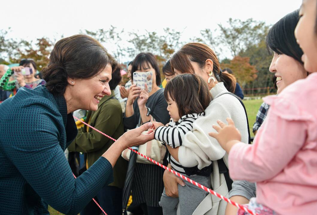G. Nausėda pagerbė Č. Sugiharos atminimą