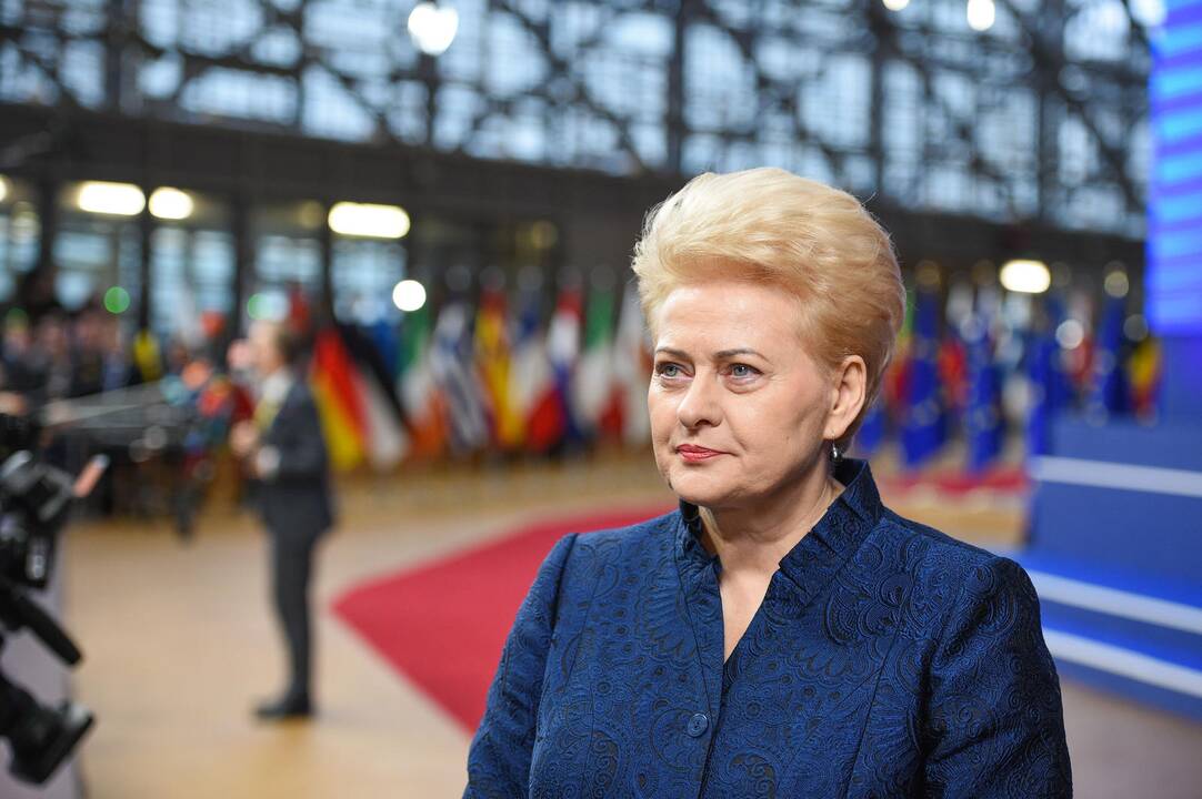 Prezidentė dalyvauja Europos vadovų susitikime